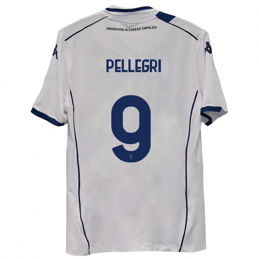 Danxen Enfant Maillot Pietro Pellegri #9 Bleu Marine Foncé Tenues Extérieur 2025/26 T-Shirt