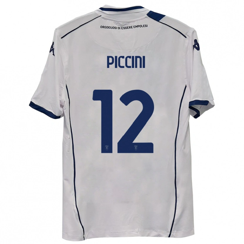 Danxen Enfant Maillot Bernardo Piccini #12 Bleu Marine Foncé Tenues Extérieur 2025/26 T-Shirt