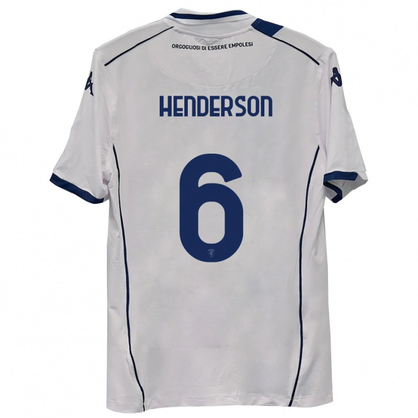 Danxen Enfant Maillot Liam Henderson #6 Bleu Marine Foncé Tenues Extérieur 2025/26 T-Shirt