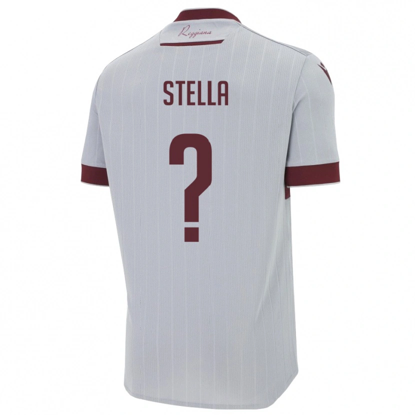 Danxen Enfant Maillot Botti Stella #0 Bourgogne Blanc Tenues Extérieur 2025/26 T-Shirt