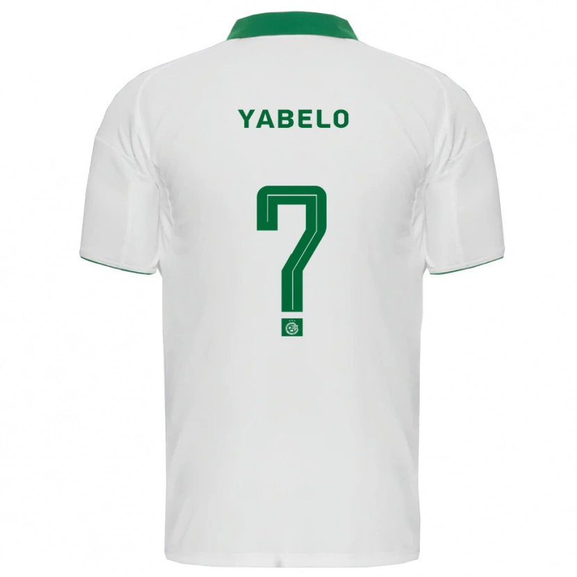 Danxen Enfant Maillot Getachew Yabelo #0 Blanc Vert Tenues Extérieur 2025/26 T-Shirt