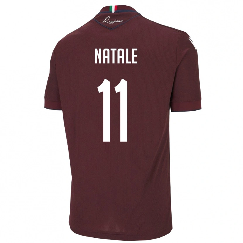 Danxen Homme Maillot Mario Natale #11 Bourgogne Blanc Tenues Domicile 2025/26 T-Shirt