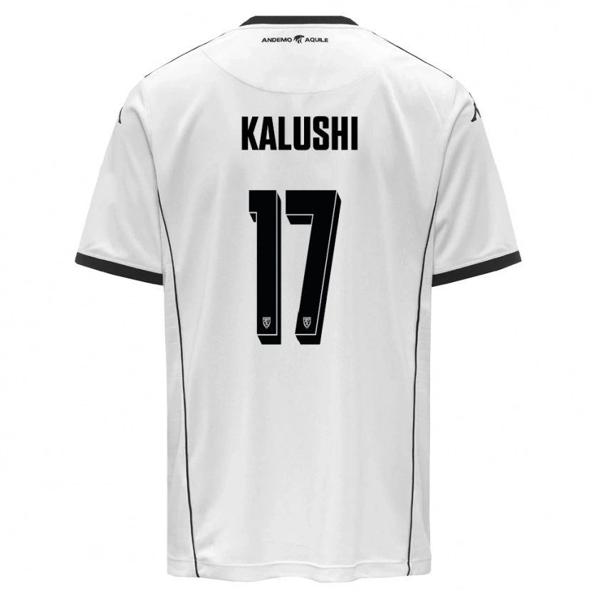 Danxen Homme Maillot Marvin Kalushi #17 Blanc Noir Tenues Domicile 2025/26 T-Shirt
