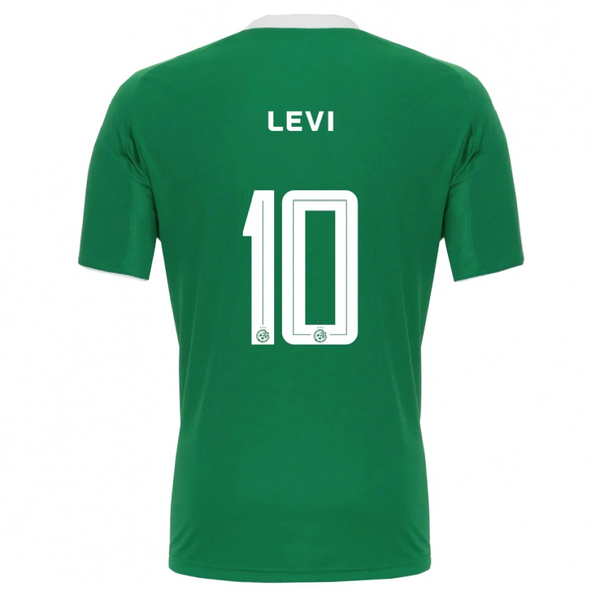 Danxen Homme Maillot Yarin Levi #10 Vert Blanc Tenues Domicile 2025/26 T-Shirt