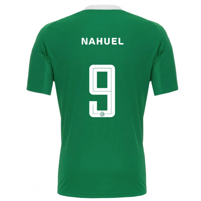 Danxen Homme Maillot Matías Nahuel #9 Vert Blanc Tenues Domicile 2025/26 T-Shirt