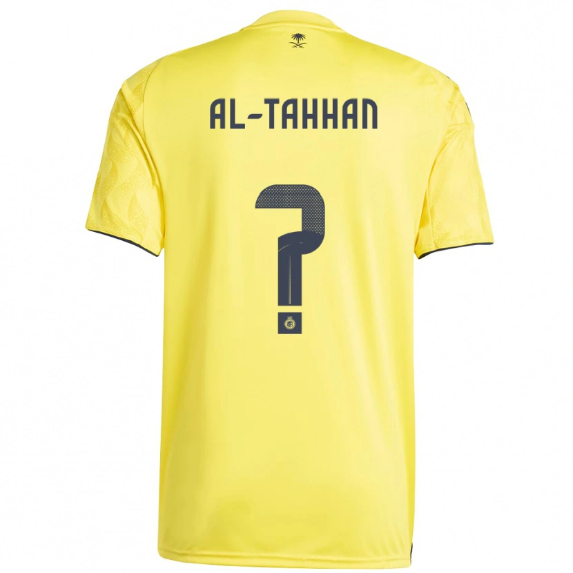 Danxen Homme Maillot Yousef Al-Tahhan #0 Jaune Noir Tenues Domicile 2025/26 T-Shirt