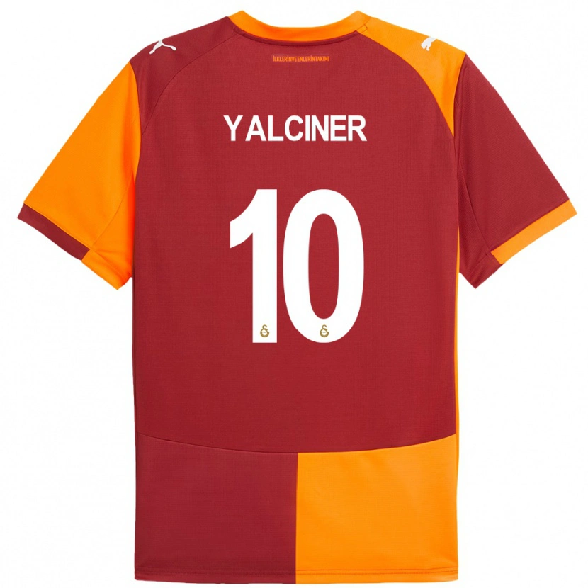 Danxen Homme Maillot İsmigül Yalçıner #10 Rouge Orange Tenues Domicile 2025/26 T-Shirt
