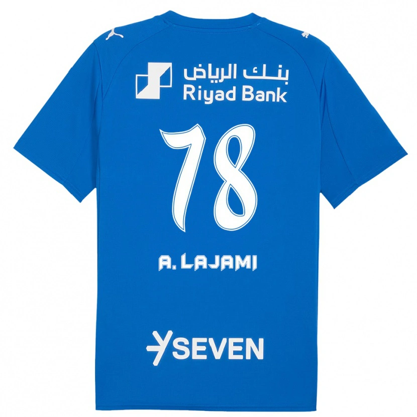 Danxen Homme Maillot Ali Lajami #78 Bleu Blanc Tenues Domicile 2025/26 T-Shirt