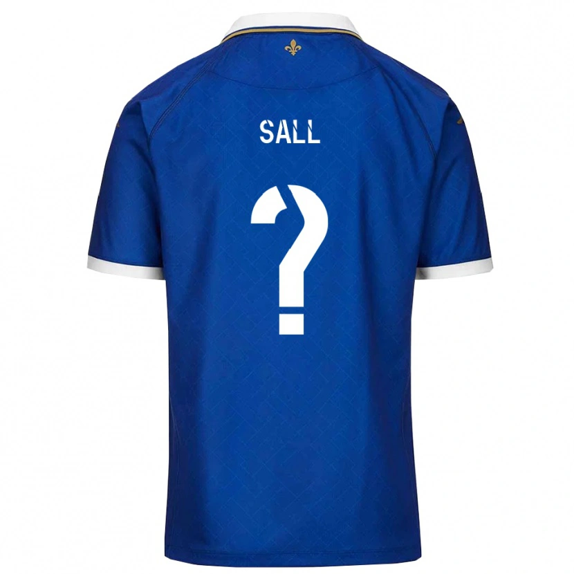 Danxen Homme Maillot Issa Sall #0 Bleu Or Tenues Domicile 2025/26 T-Shirt