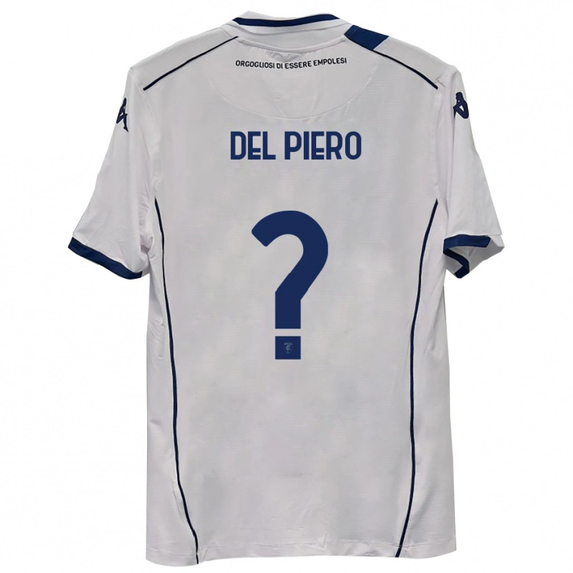 Danxen Homme Maillot Tobias Del Piero #0 Bleu Marine Foncé Tenues Extérieur 2025/26 T-Shirt