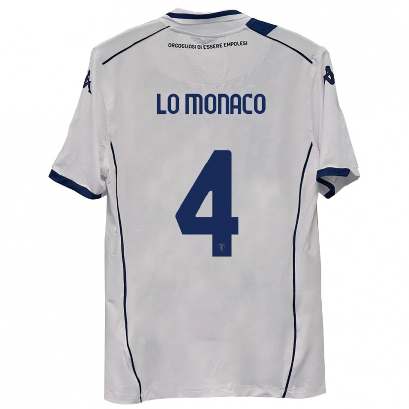 Danxen Homme Maillot Luca Lo Monaco #4 Bleu Marine Foncé Tenues Extérieur 2025/26 T-Shirt