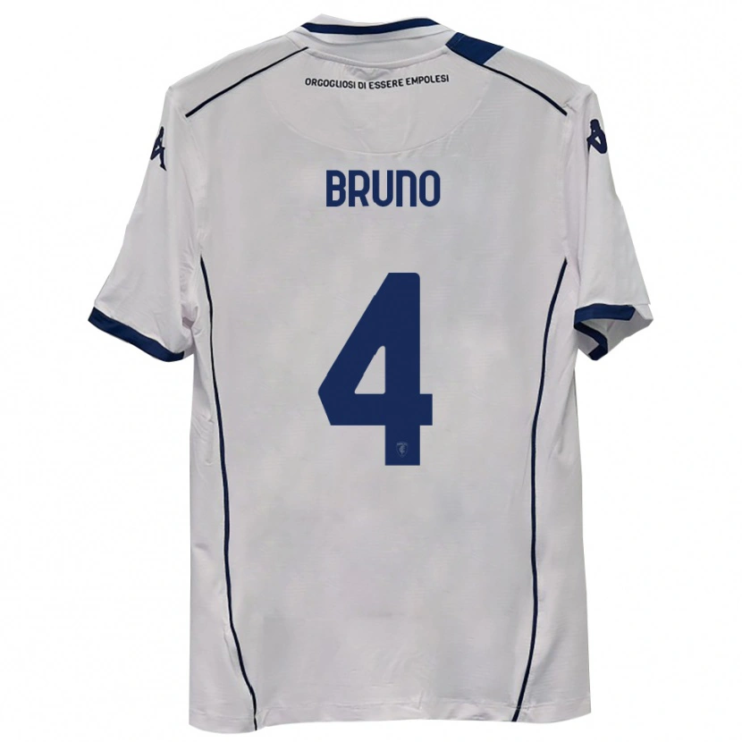 Danxen Homme Maillot Fabio Bruno #4 Bleu Marine Foncé Tenues Extérieur 2025/26 T-Shirt
