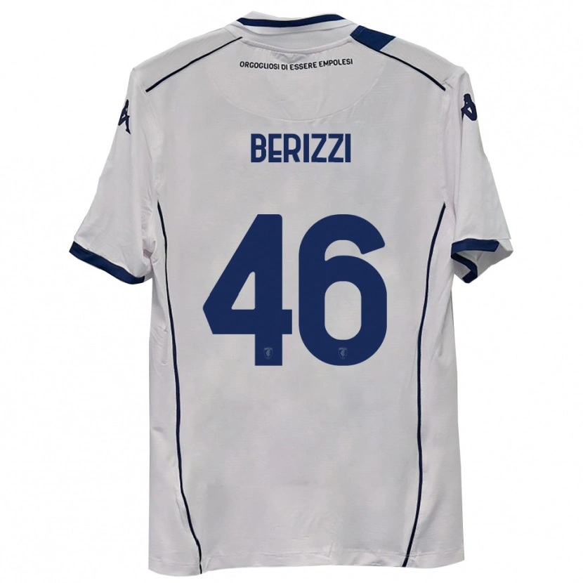 Danxen Homme Maillot Roberto Berizzi #46 Bleu Marine Foncé Tenues Extérieur 2025/26 T-Shirt