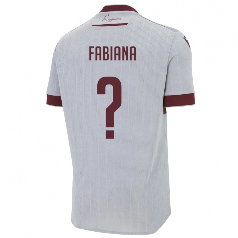 Danxen Homme Maillot Bazzani Fabiana #0 Bourgogne Blanc Tenues Extérieur 2025/26 T-Shirt