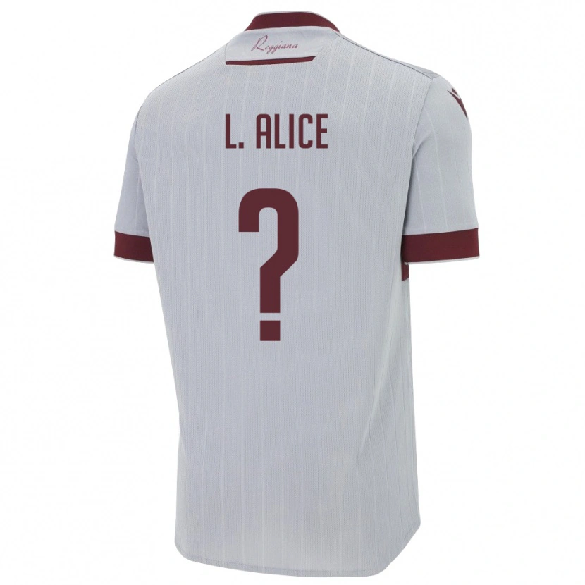 Danxen Homme Maillot Lombardi Alice #0 Bourgogne Blanc Tenues Extérieur 2025/26 T-Shirt