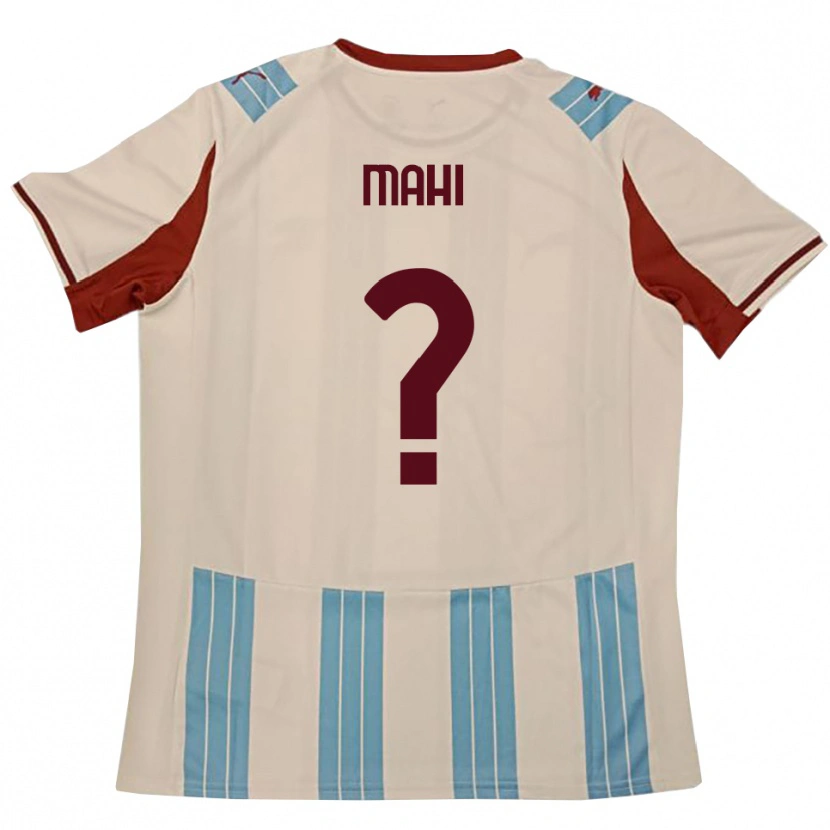 Danxen Homme Maillot Matteo Mahi #0 Bleu Ciel Blanc Tenues Extérieur 2025/26 T-Shirt