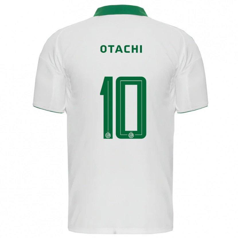 Danxen Homme Maillot Eden Otachi #10 Blanc Vert Tenues Extérieur 2025/26 T-Shirt