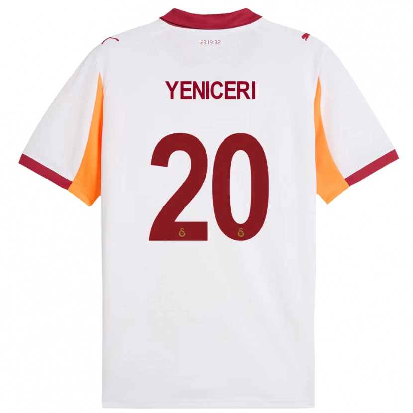 Danxen Homme Maillot Berna Yeniçeri #20 Blanc Rouge Tenues Extérieur 2025/26 T-Shirt