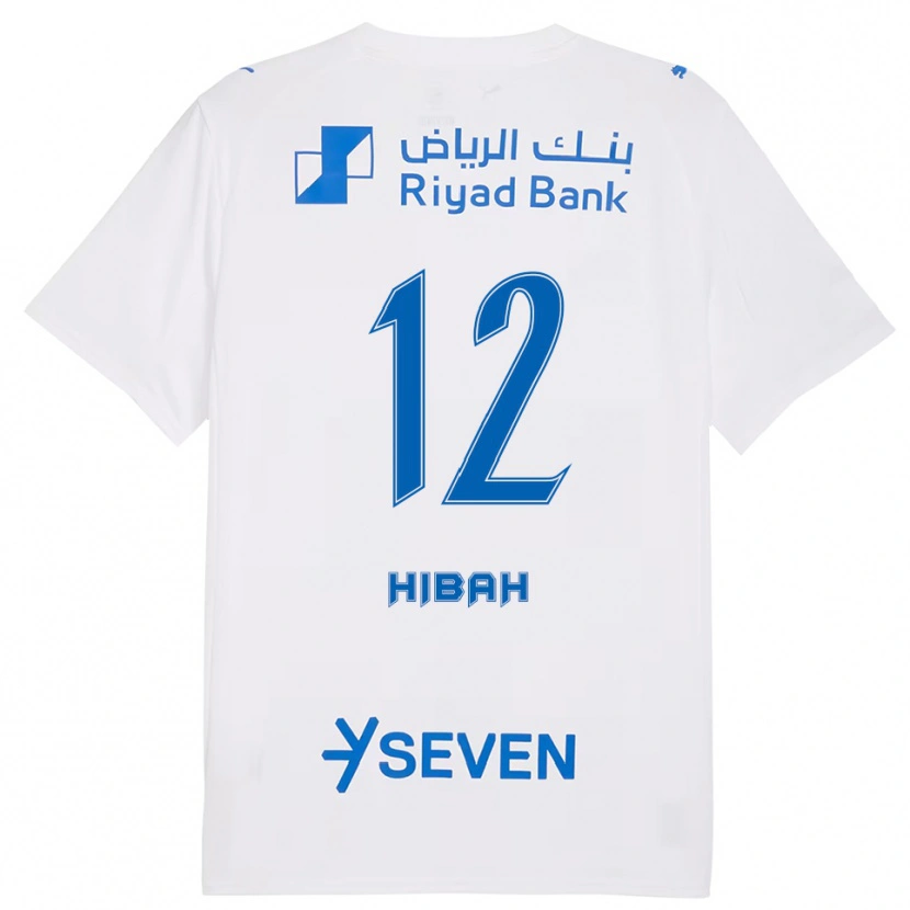 Danxen Homme Maillot Adel Hibah #12 Blanc Bleu Tenues Extérieur 2025/26 T-Shirt
