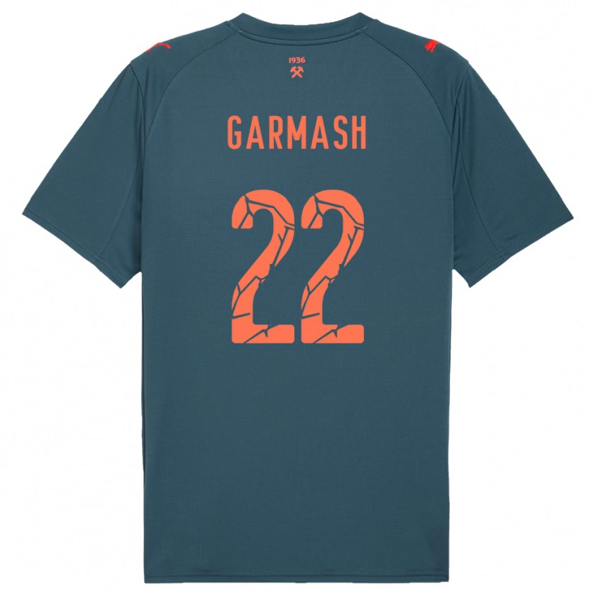 Danxen Homme Maillot Yevgeniy Garmash #22 Marine Rouge Tenues Extérieur 2025/26 T-Shirt