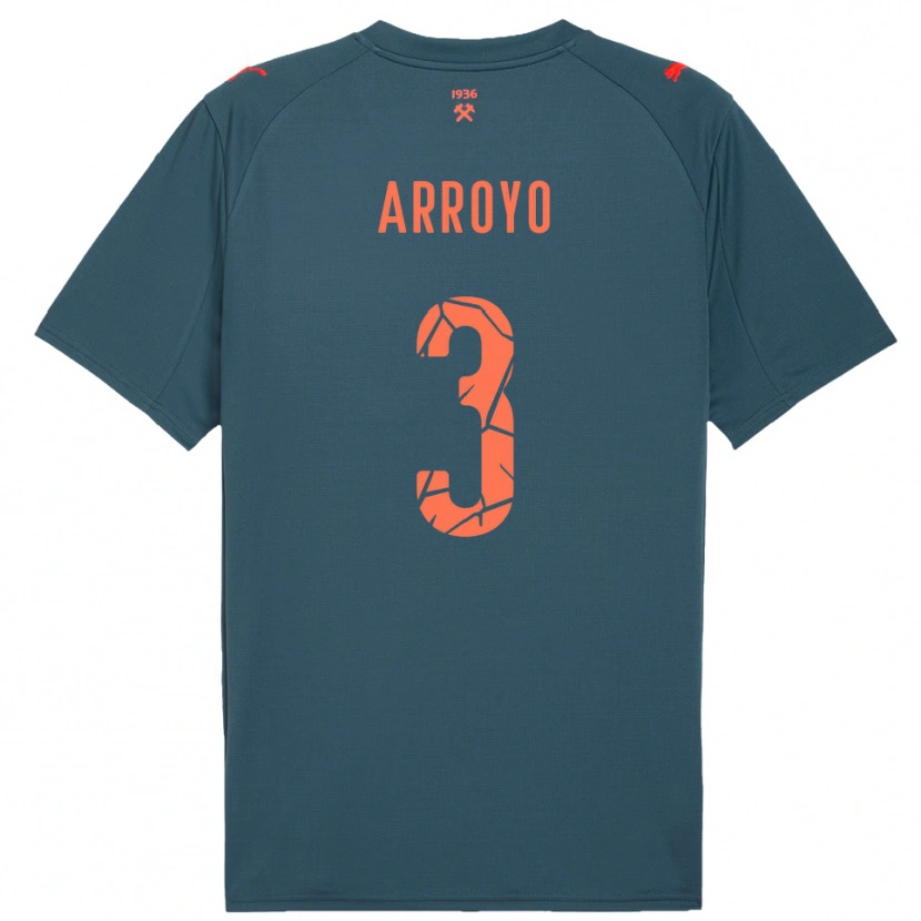 Danxen Homme Maillot Diego Arroyo #3 Marine Rouge Tenues Extérieur 2025/26 T-Shirt