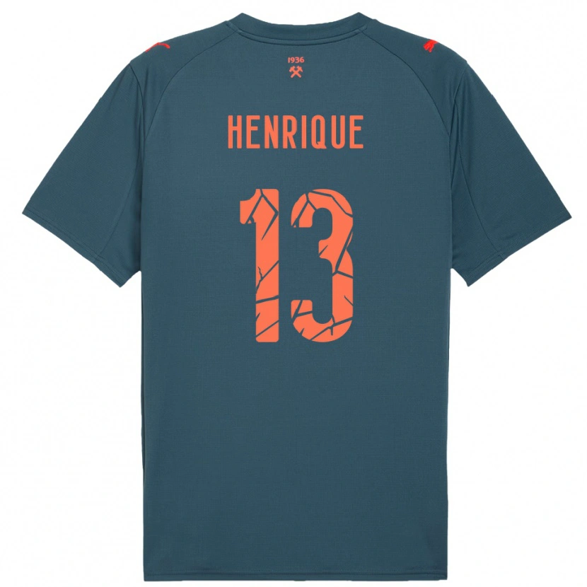 Danxen Homme Maillot Pedro Henrique #13 Marine Rouge Tenues Extérieur 2025/26 T-Shirt