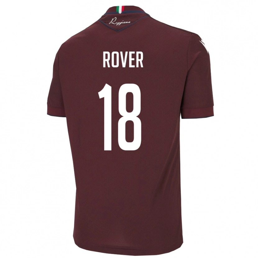Danxen Femme Maillot Matteo Rover #18 Bourgogne Blanc Tenues Domicile 2025/26 T-Shirt