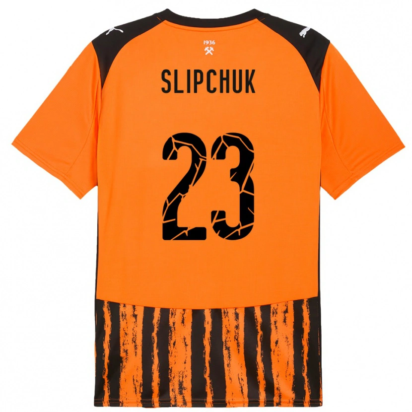 Danxen Femme Maillot Mykhaylo Slipchuk #23 Orange Noir Tenues Domicile 2025/26 T-Shirt
