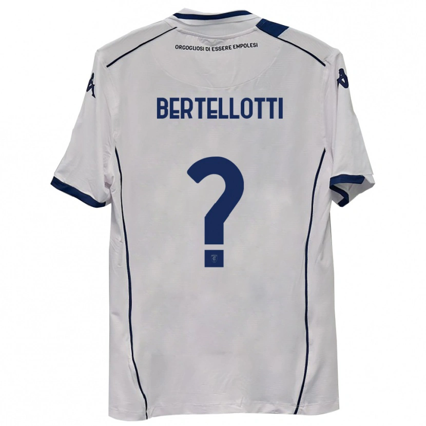 Danxen Femme Maillot Giacomo Bertellotti #0 Bleu Marine Foncé Tenues Extérieur 2025/26 T-Shirt