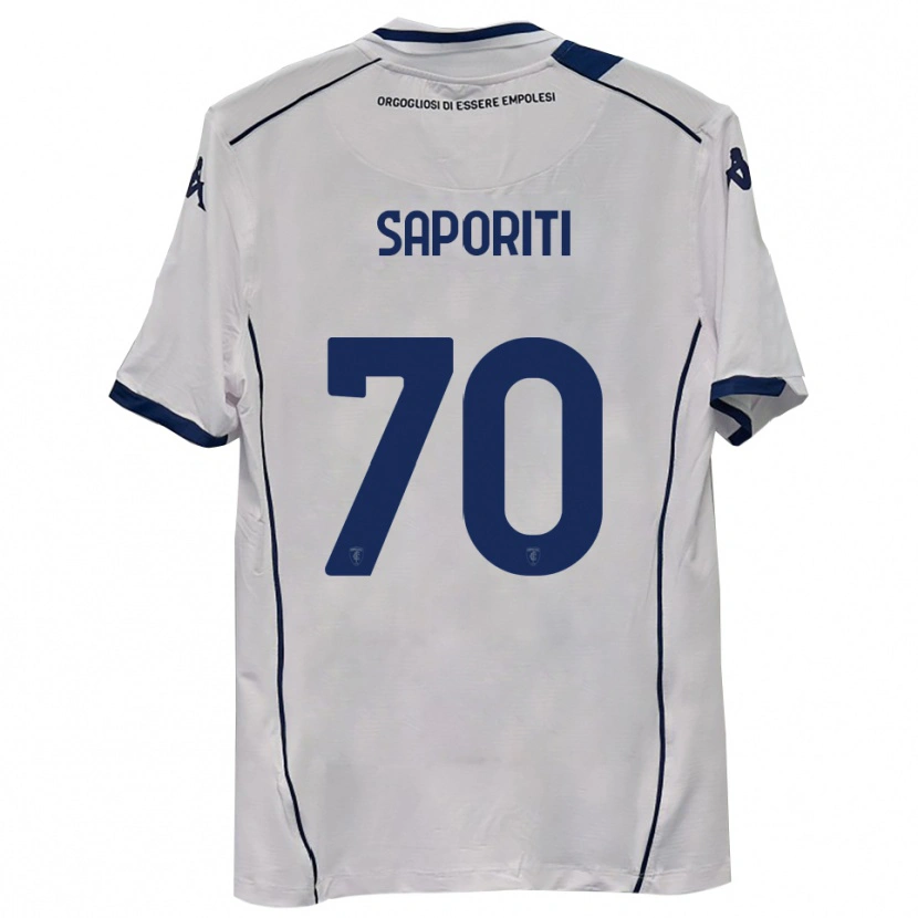 Danxen Femme Maillot Edoardo Saporiti #70 Bleu Marine Foncé Tenues Extérieur 2025/26 T-Shirt