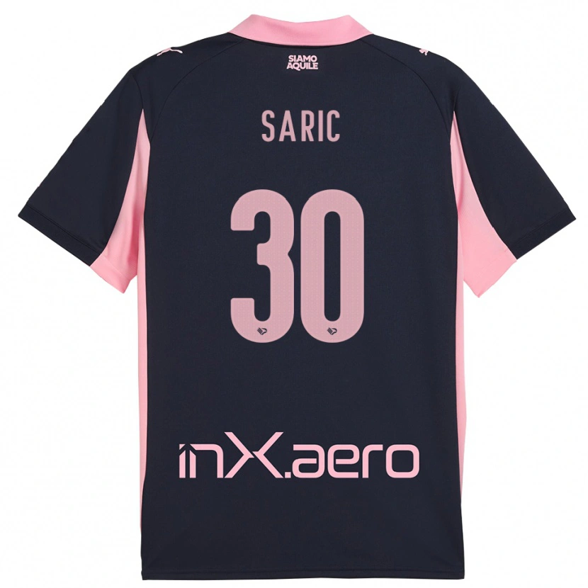 Danxen Femme Maillot Dario Saric #30 Marine Rose Tenues Extérieur 2025/26 T-Shirt