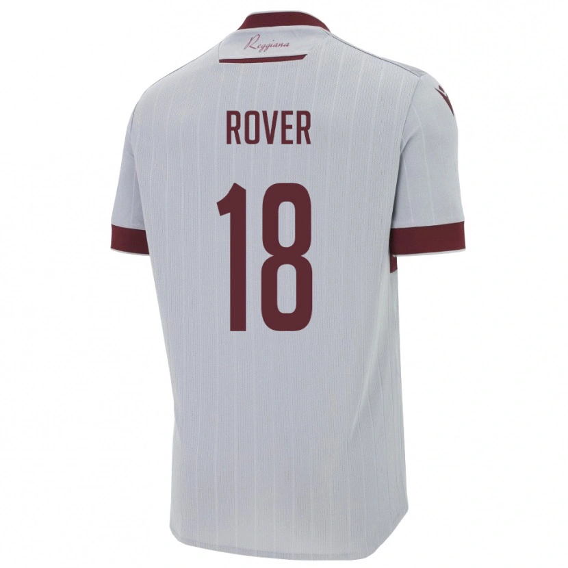 Danxen Femme Maillot Matteo Rover #18 Bourgogne Blanc Tenues Extérieur 2025/26 T-Shirt