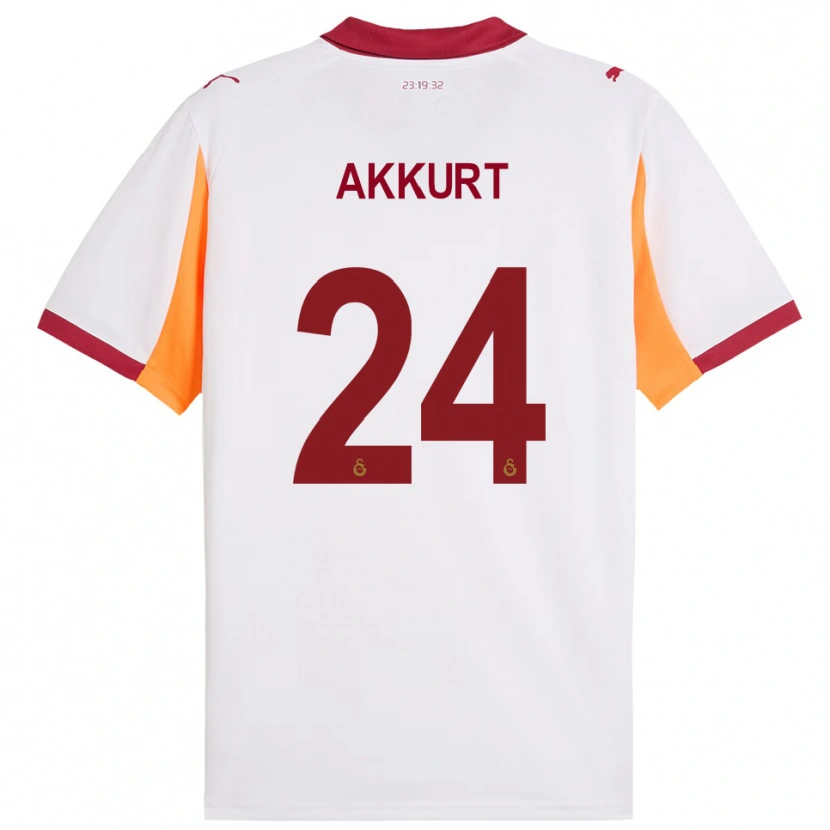 Danxen Femme Maillot Arzu Akkurt #24 Blanc Rouge Tenues Extérieur 2025/26 T-Shirt