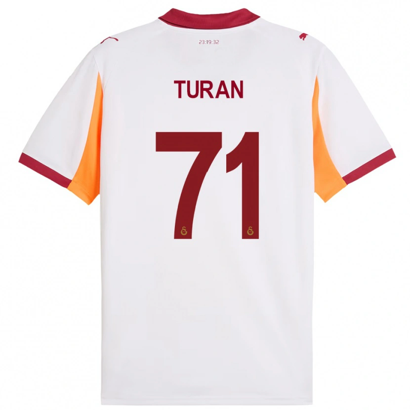 Danxen Femme Maillot Hasan Turan #71 Blanc Rouge Tenues Extérieur 2025/26 T-Shirt
