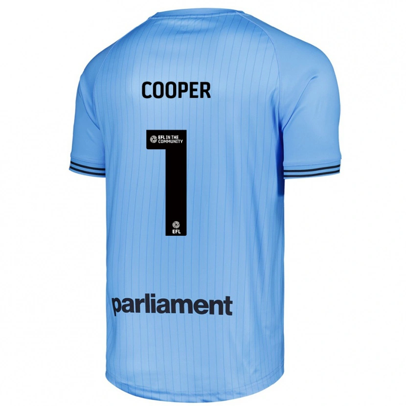 Danxen Enfant Murphy Cooper #1 Maillot de Gardien Bleu Ciel Clair 2025/26 T-shirt