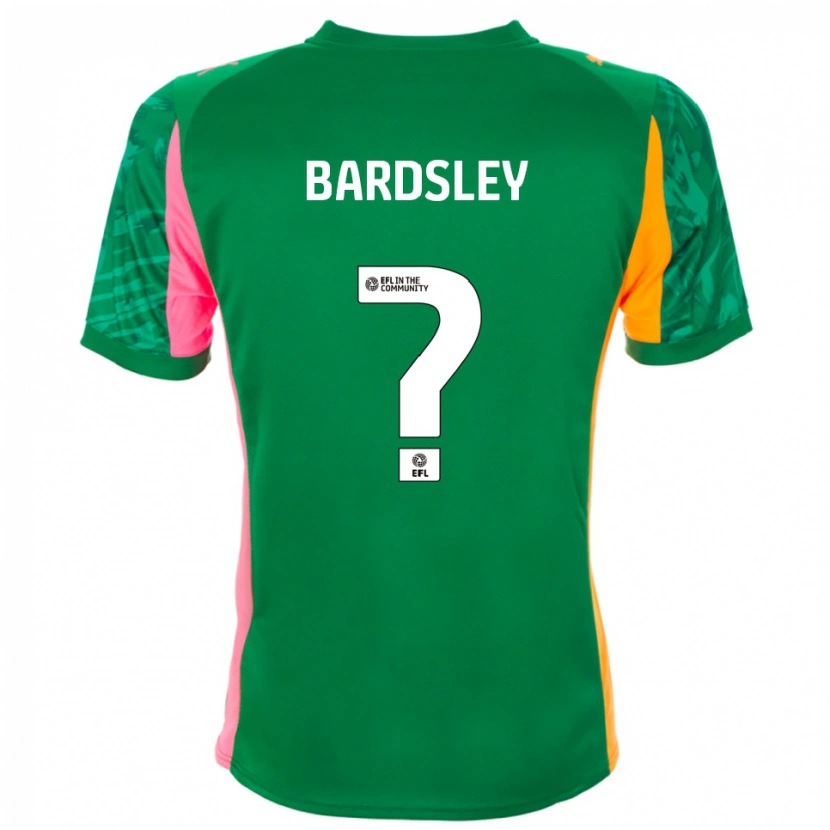Danxen Enfant Harvey Bardsley #0 Maillot de Gardien Orange Vert 2025/26 T-shirt
