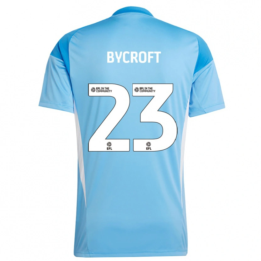 Danxen Enfant Jack Bycroft #23 Maillot de Gardien Ciel Bleu 2025/26 T-shirt