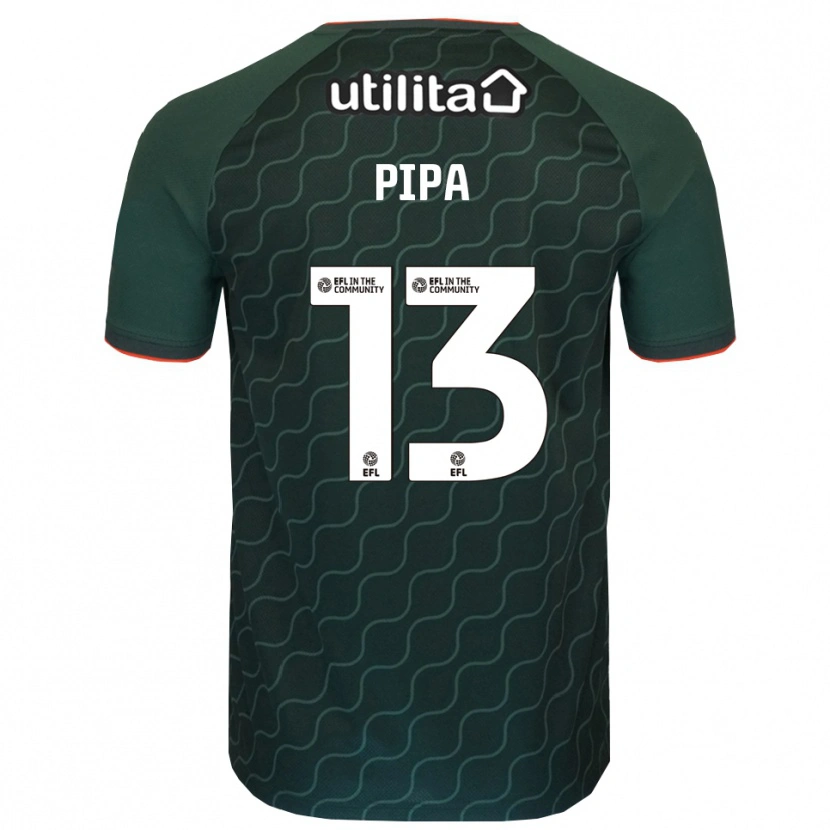 Danxen Enfant Oliver Pipa #13 Maillot de Gardien Vert Foncé 2025/26 T-shirt