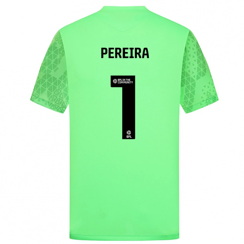 Danxen Enfant Joel Pereira #1 Maillot de Gardien Vert Clair 2025/26 T-shirt