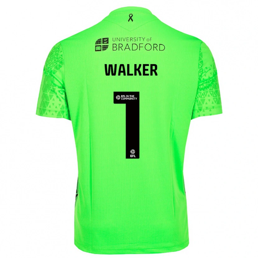 Danxen Enfant Sam Walker #1 Maillot de Gardien Vert Printemps 2025/26 T-shirt