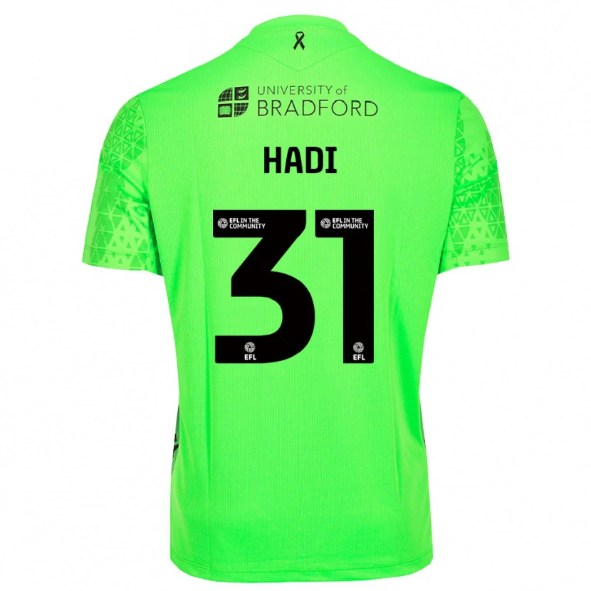 Danxen Enfant Zac Hadi #31 Maillot de Gardien Vert Printemps 2025/26 T-shirt