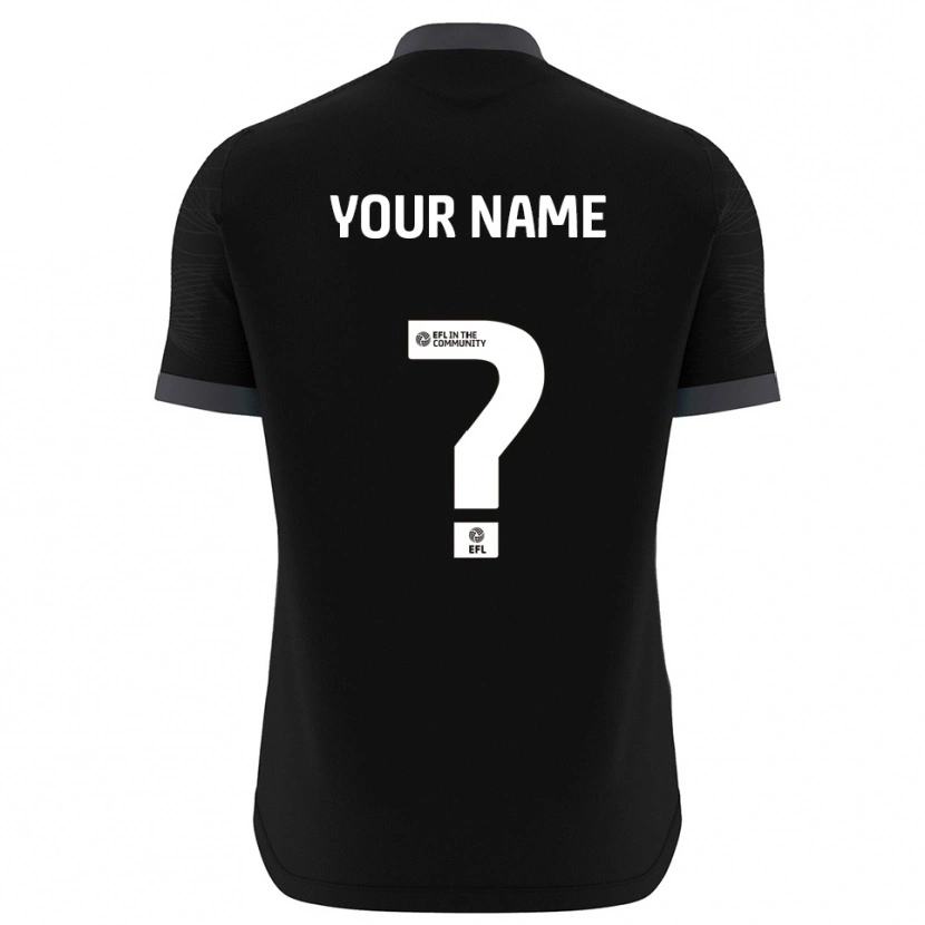 Danxen Enfant Bristol Rovers Maillot de Gardien Noir Blanc 2025/26 T-shirt