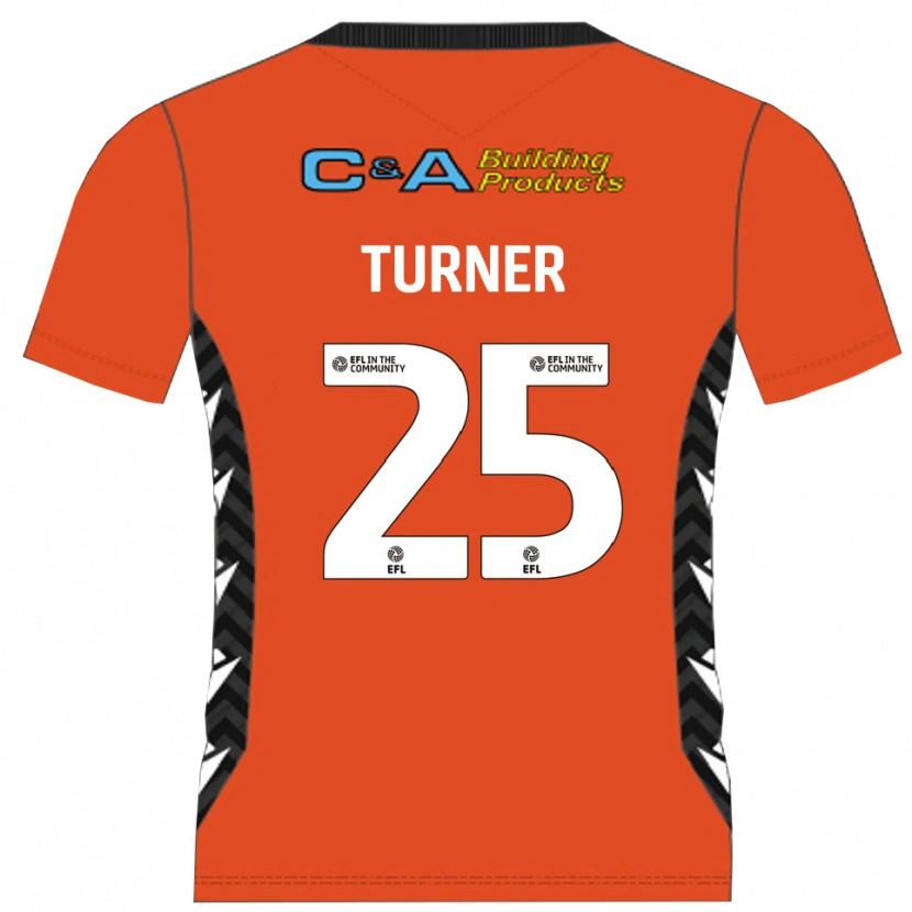 Danxen Enfant Jake Turner #25 Maillot de Gardien Noir Orange 2025/26 T-shirt