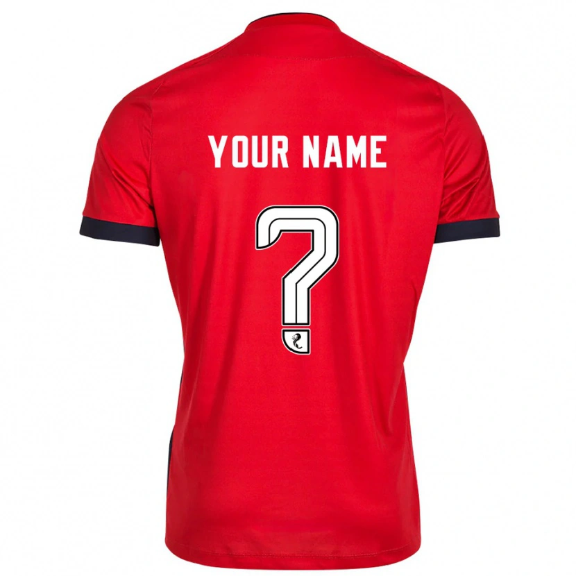 Danxen Enfant Dundee FC Maillot de Gardien Blanc Rouge 2025/26 T-shirt