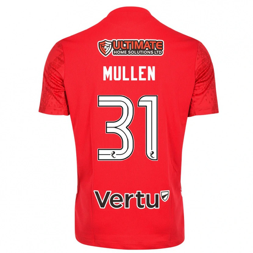 Danxen Enfant Ryan Mullen #31 Maillot de Gardien Blanc Rouge 2025/26 T-shirt
