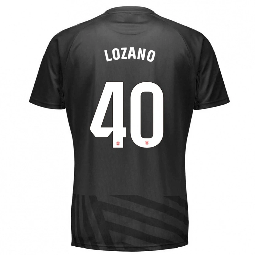 Danxen Enfant Gabriel Lozano #40 Maillot de Gardien Gris Noir 2025/26 T-shirt