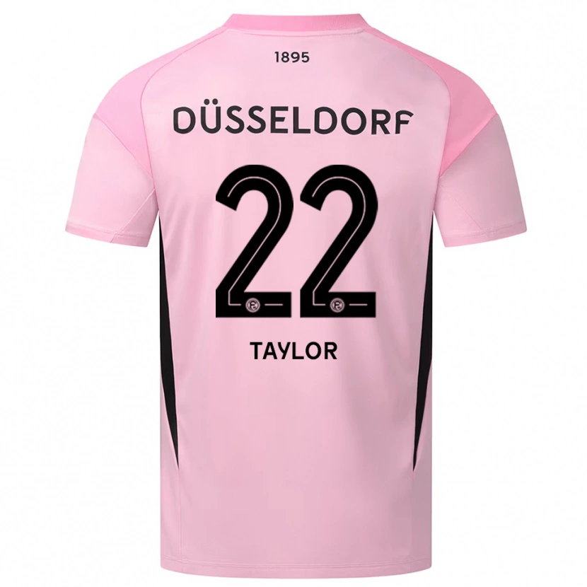Danxen Enfant Makaya Taylor #22 Maillot de Gardien Rose Noir 2025/26 T-shirt