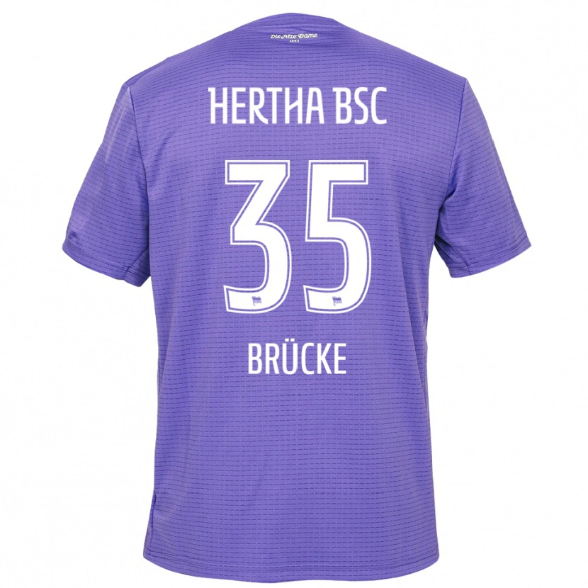 Danxen Enfant Marius Gersbeck #35 Maillot de Gardien Violet Blanc 2025/26 T-shirt