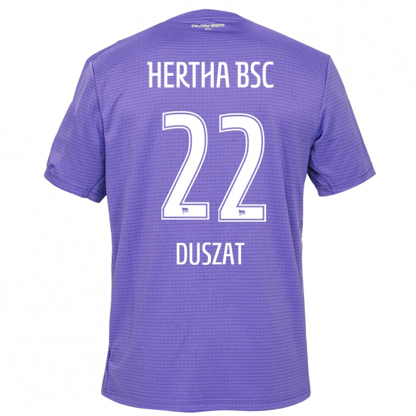 Danxen Enfant Sarah Duszat #22 Maillot de Gardien Violet Blanc 2025/26 T-shirt