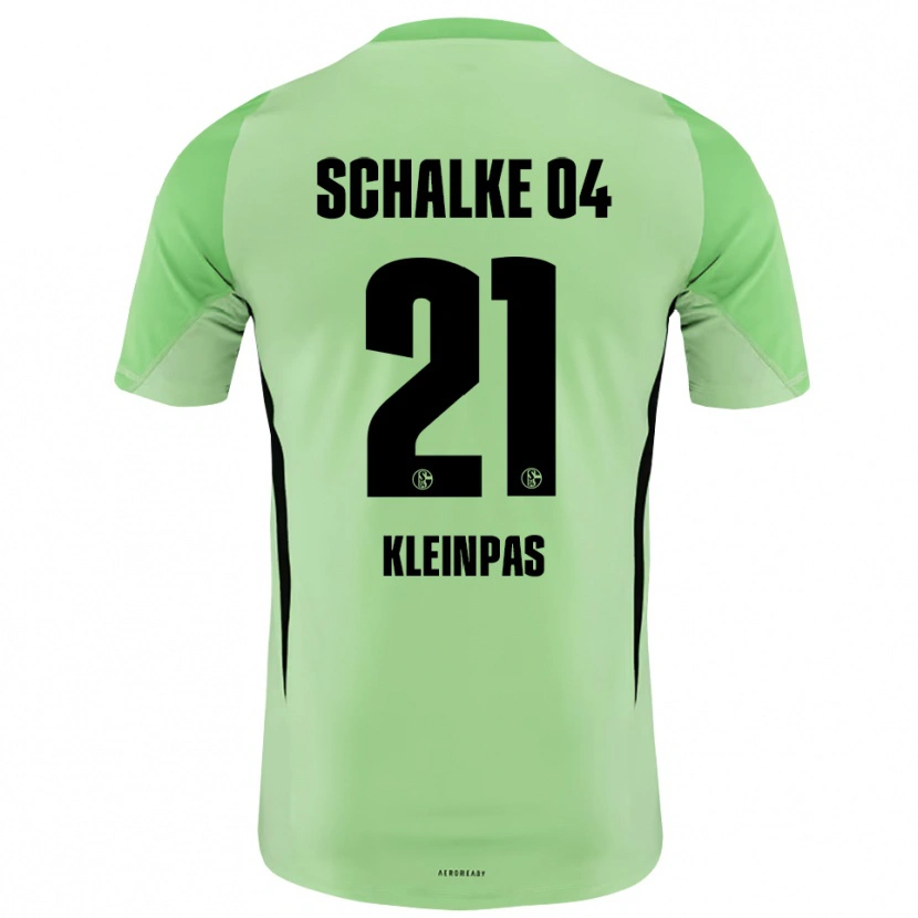 Danxen Enfant Sophie Kleinpas #21 Maillot de Gardien Vert Clair Noir 2025/26 T-shirt